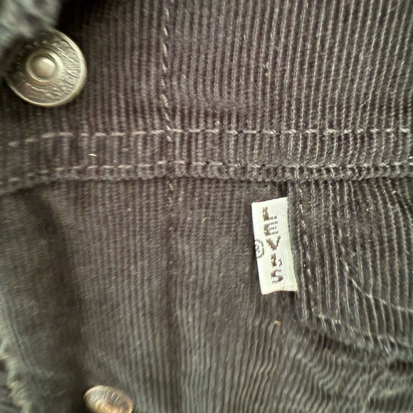 LEVI BLACK SHERPA TRUCKER JACKET - Picture 6 of 6